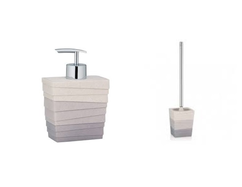 Set poliresin, bej Valura (22803,22804)